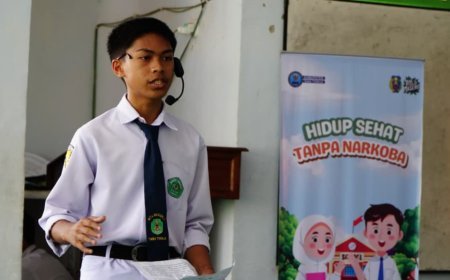 AMAN Gelorakan TEGAS! Siswa MTsN 1 Tana Toraja Lawan Narkoba