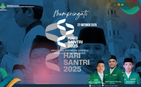 GP Ansor Toraja Raya Mengucapkan : Selamat Hari Santri!!
