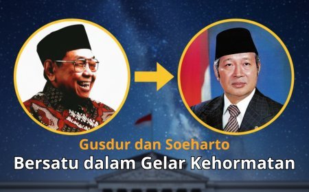 Gusdur dan Soeharto Akhirnya Bersatu dalam Gelar Kehormatan