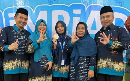 Gheshiya Regina Rahmi Raih Medali Perunggu, Olimpiade Madrasah Indonesia Tingkat Nasional 2025
