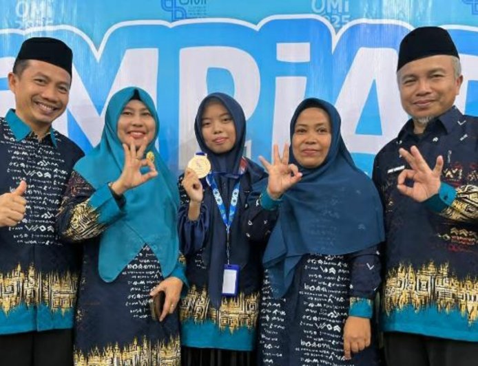 Gheshiya Regina Rahmi Raih Medali Perunggu, Olimpiade Madrasah Indonesia Tingkat Nasional 2025