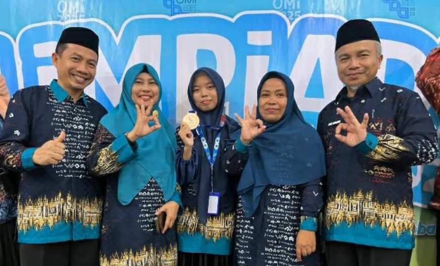 Gheshiya Regina Rahmi Raih Medali Perunggu, Olimpiade Madrasah Indonesia Tingkat Nasional 2025