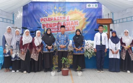 Penamatan Bertabur Bintang, 81 Alumni MTsN 1 Tana Toraja Titip Pesan Ekoteologi