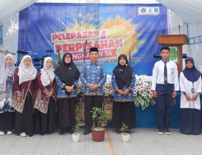 Penamatan Bertabur Bintang, 81 Alumni MTsN 1 Tana Toraja Titip Pesan Ekoteologi