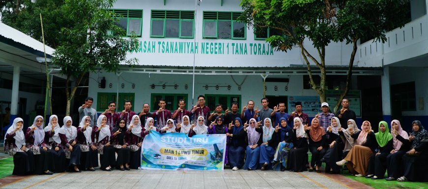 MTsN 1 Tana Toraja Sambut Kunjungan Study Tiru dari MAN Luwu Timur