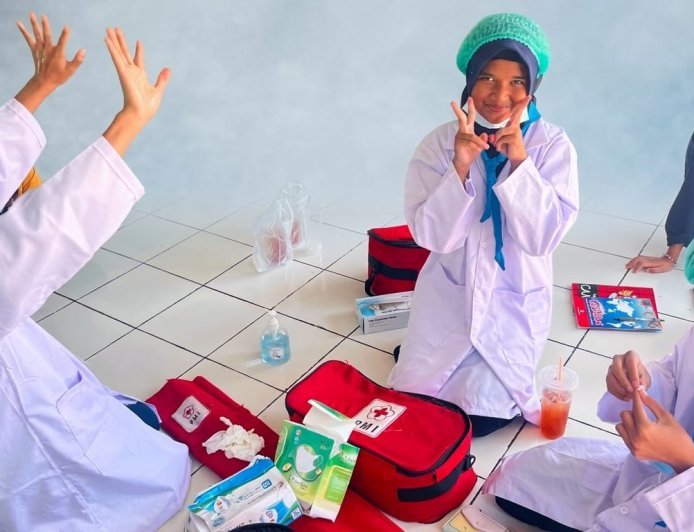 PMR Madya Unit MTsN 1 Tana Toraja Bawa Semangat Kemanusiaan ke SOLUTION#4 Parepare