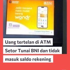 Gimana solusi tarik uang di atm bni uang tidak keluar saldo berkurang